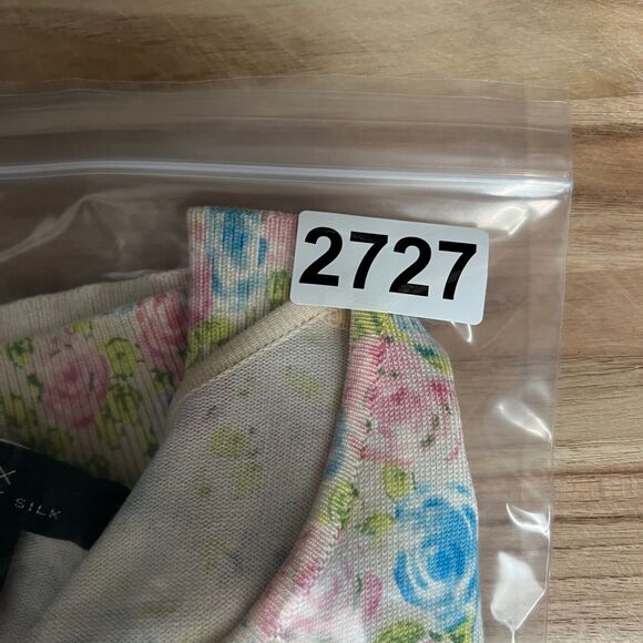 Augus Silk Cardigan Women S Floral Cottage Prairie Feminine Easter Pastel Spring - Picture 7 of 7